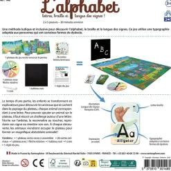 Jeu d'apprentissage sensoriel L'Alphabet - Sentosphère