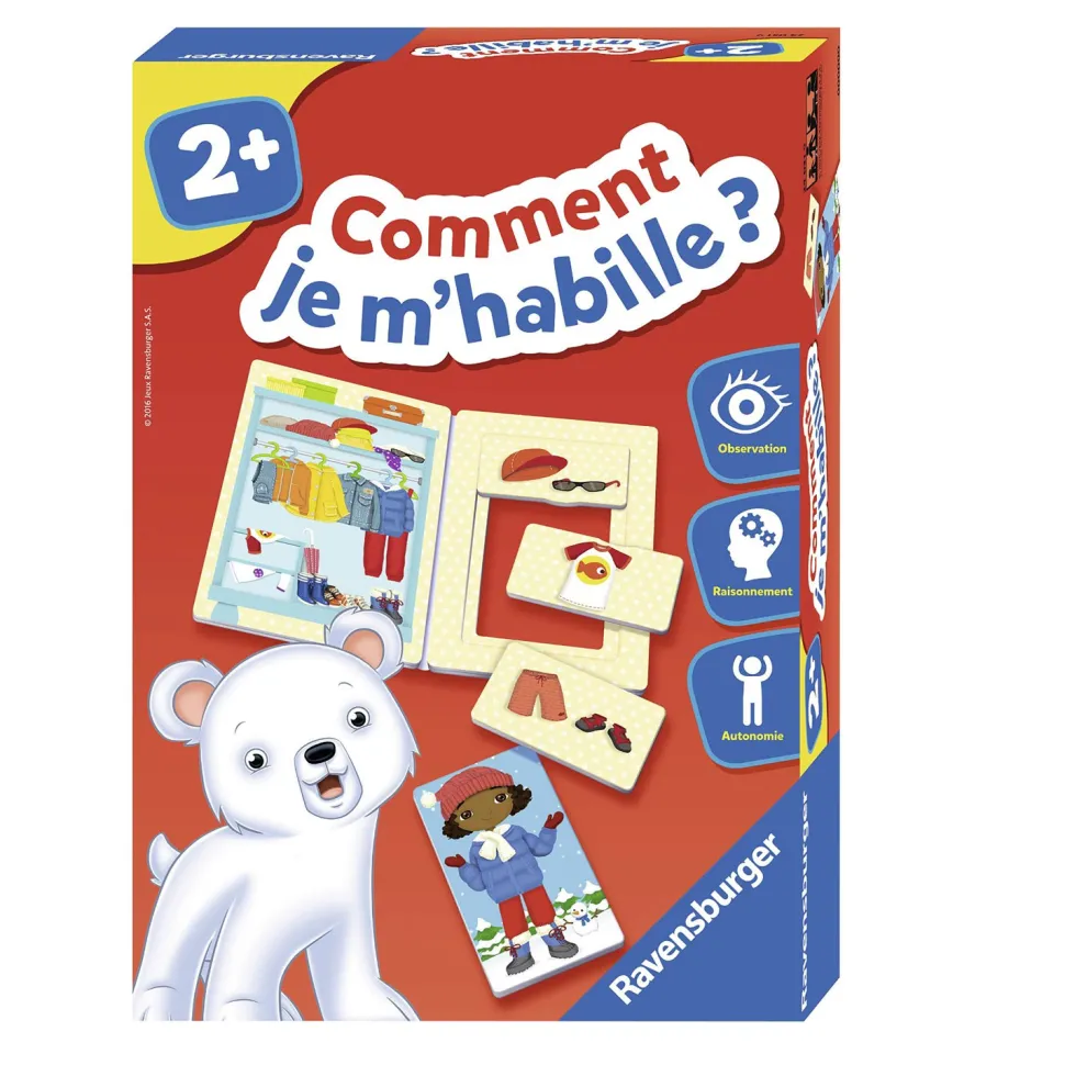 Jeu d'association : Comment je m'habille ? - Ravensburger