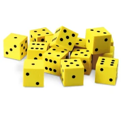 Jeu de 200 Dés souples en mousse - Learning Resources