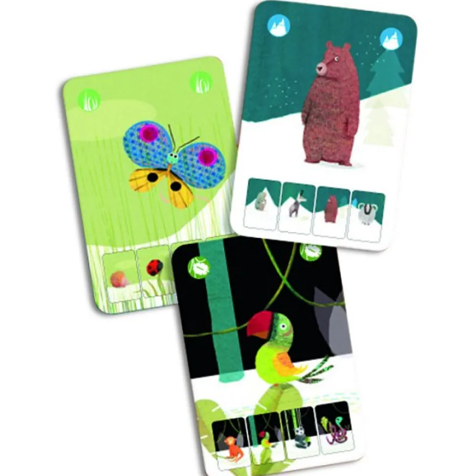 Jeu de 7 familles Mini nature - Djeco