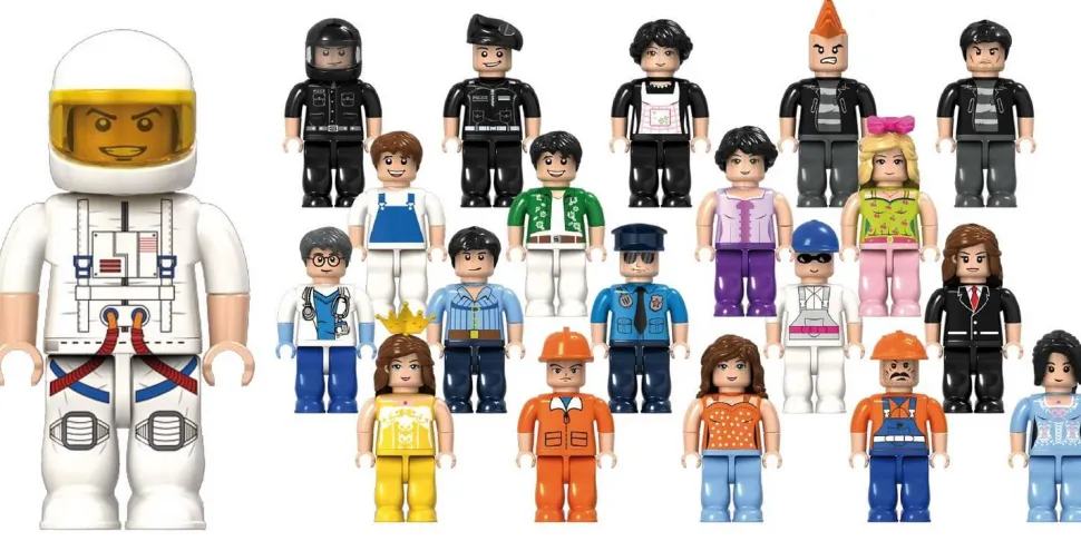 Jeu de briques de construction, Minifigures 20 pièces - Eduplay