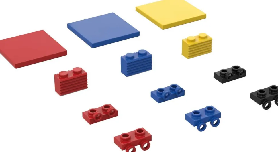 Jeu de briques de construction, Véhicules 250 pièces - Eduplay