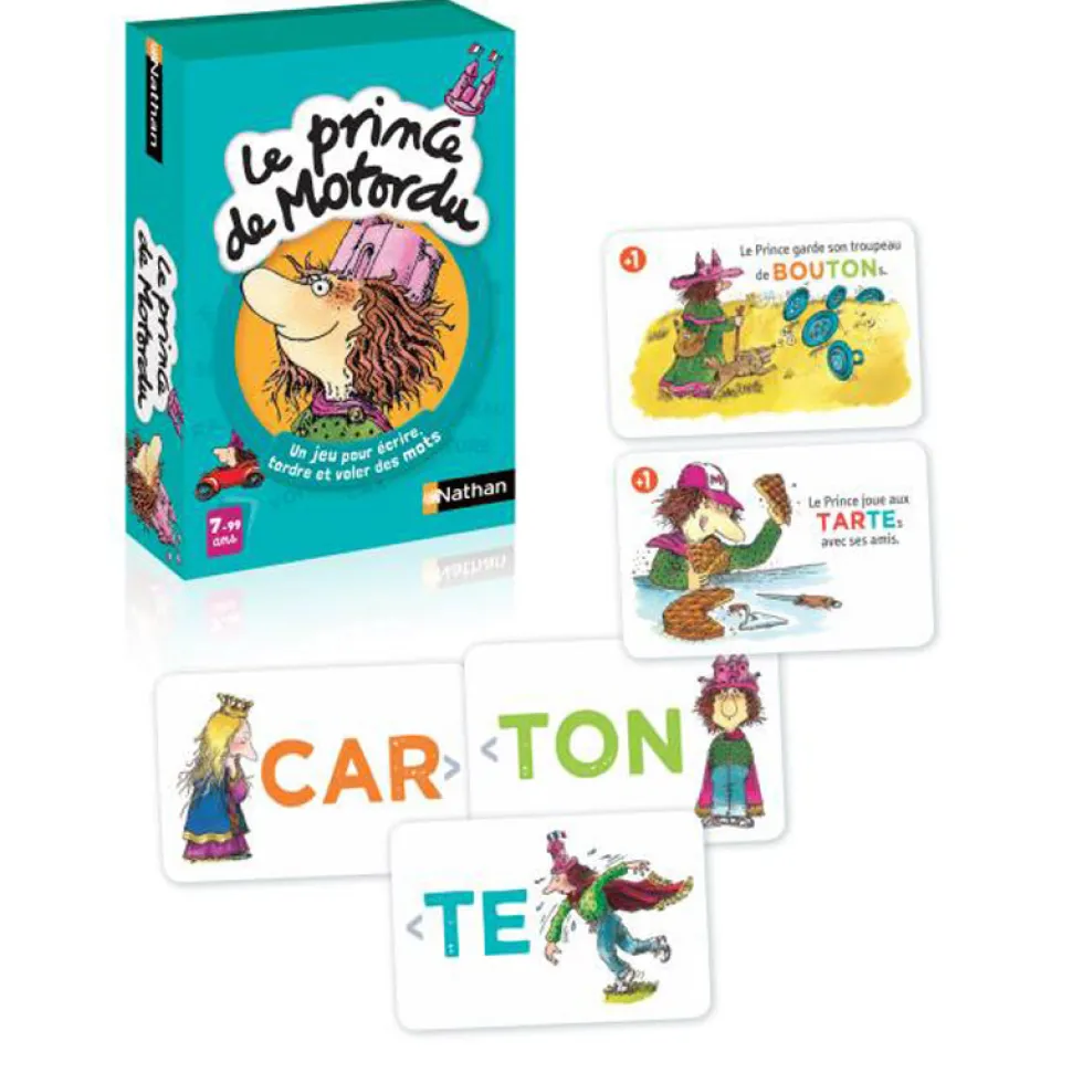 Jeu de cartes Le prince de Motordu - Nathan