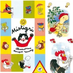 Jeu de cartes Mistigri : Animaux Touvay - Piatnik