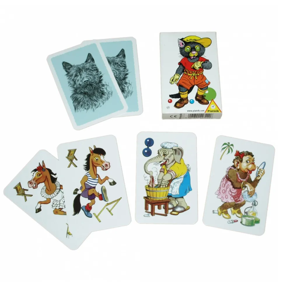 Jeu de cartes Mistigri : Rétro chat - Piatnik