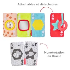 Jeu de cartes sensorielles - Sophie la Girafe - Vulli