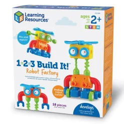 Jeu de construction : 1-2-3 Build It!™: Robot factory - Learning Resources