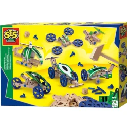 Jeu de construction : Véhicules de menuiserie - SES Creative