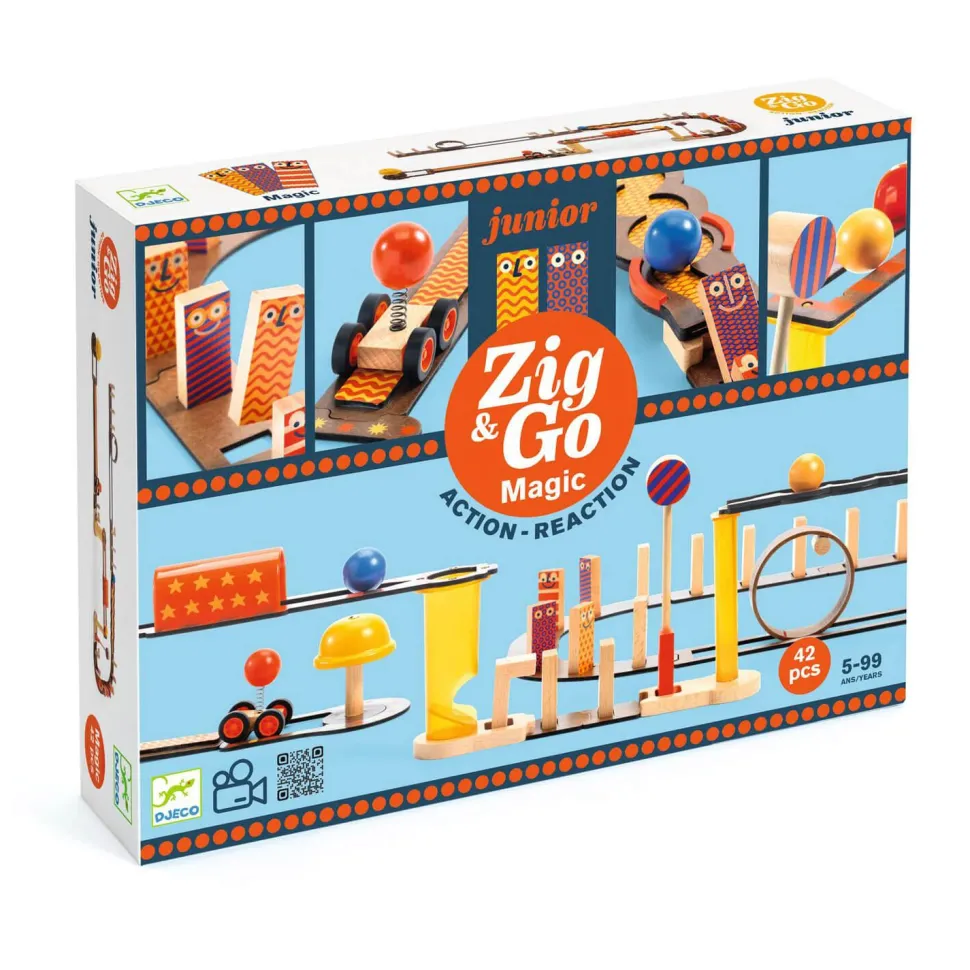 Jeu de construction : Zig & Go : Junior Magic 43 pièces - Djeco