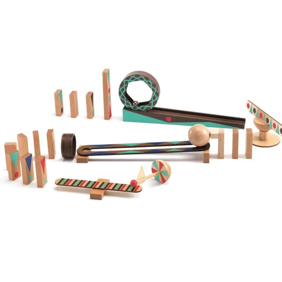 Jeu de construction Action-Réaction : Zig & Go : 28 pièces - Djeco