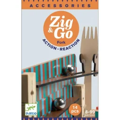 Jeu de construction action-réaction : Zig et Go : Fork - Djeco
