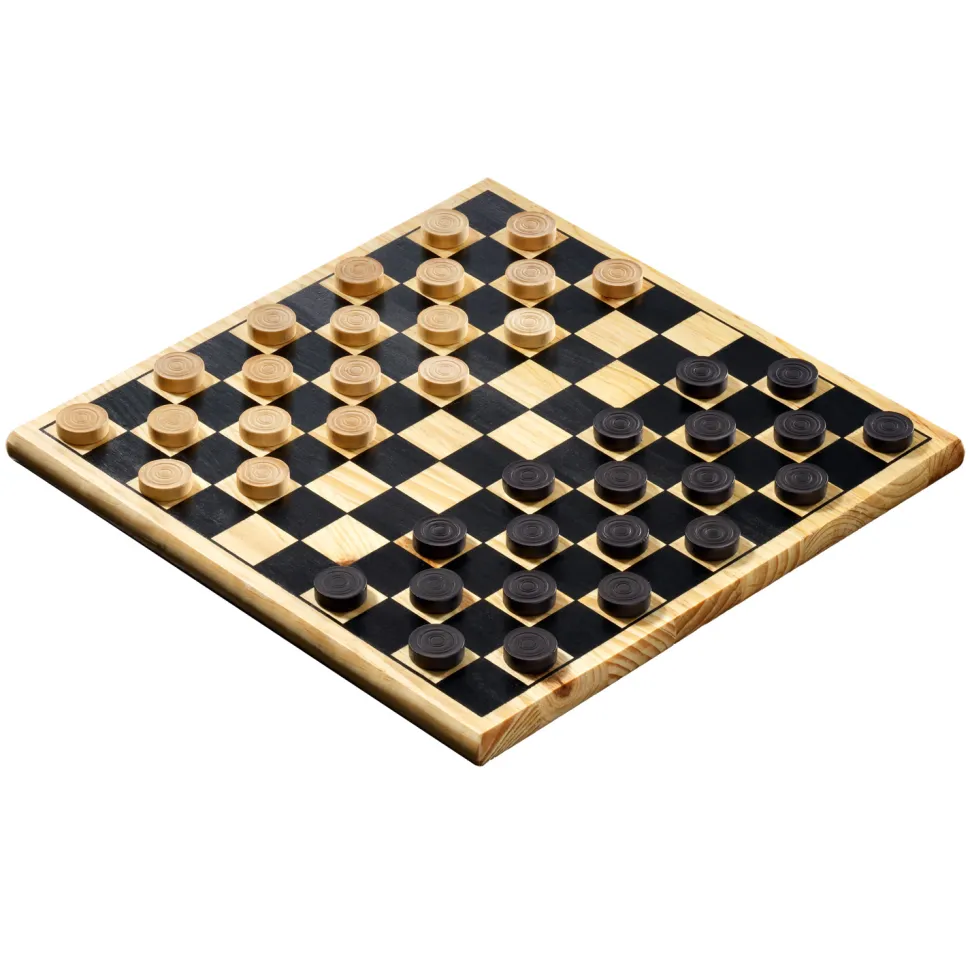 Jeu de dames en bois - Schmidt