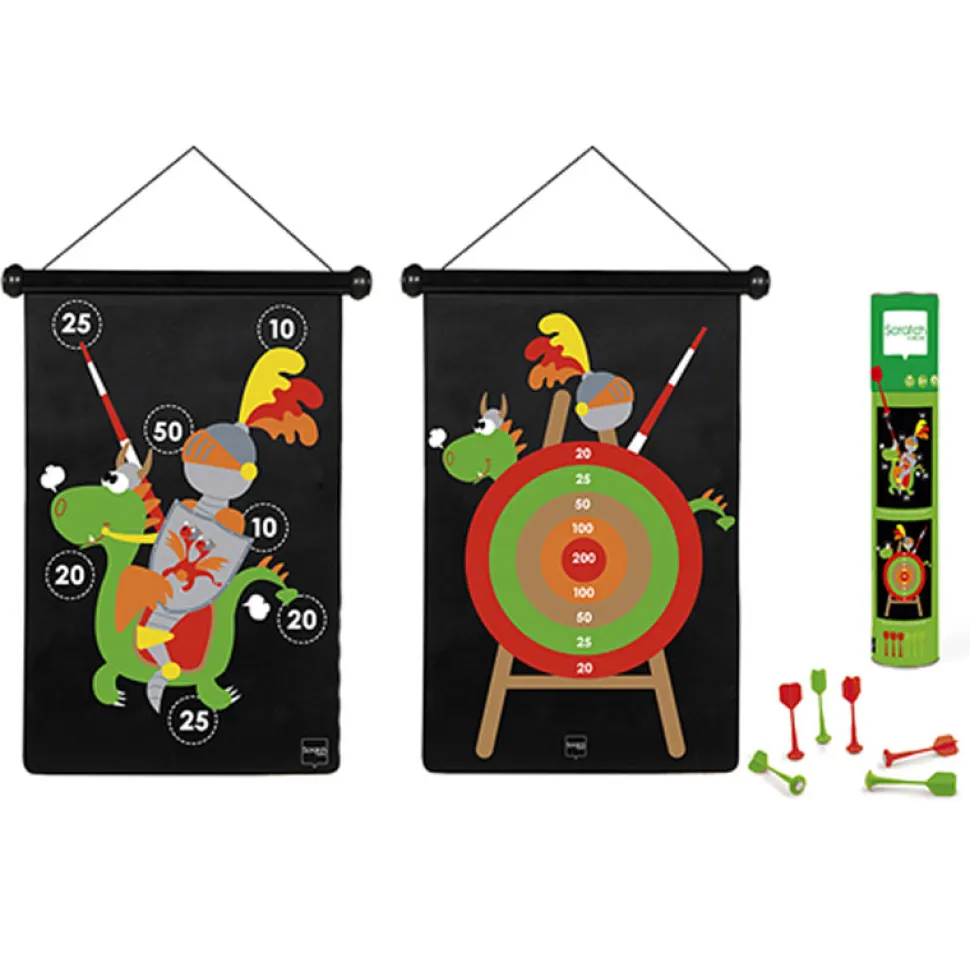 Jeu de fléchettes magnétique : Chevaliers - Scratch Europe