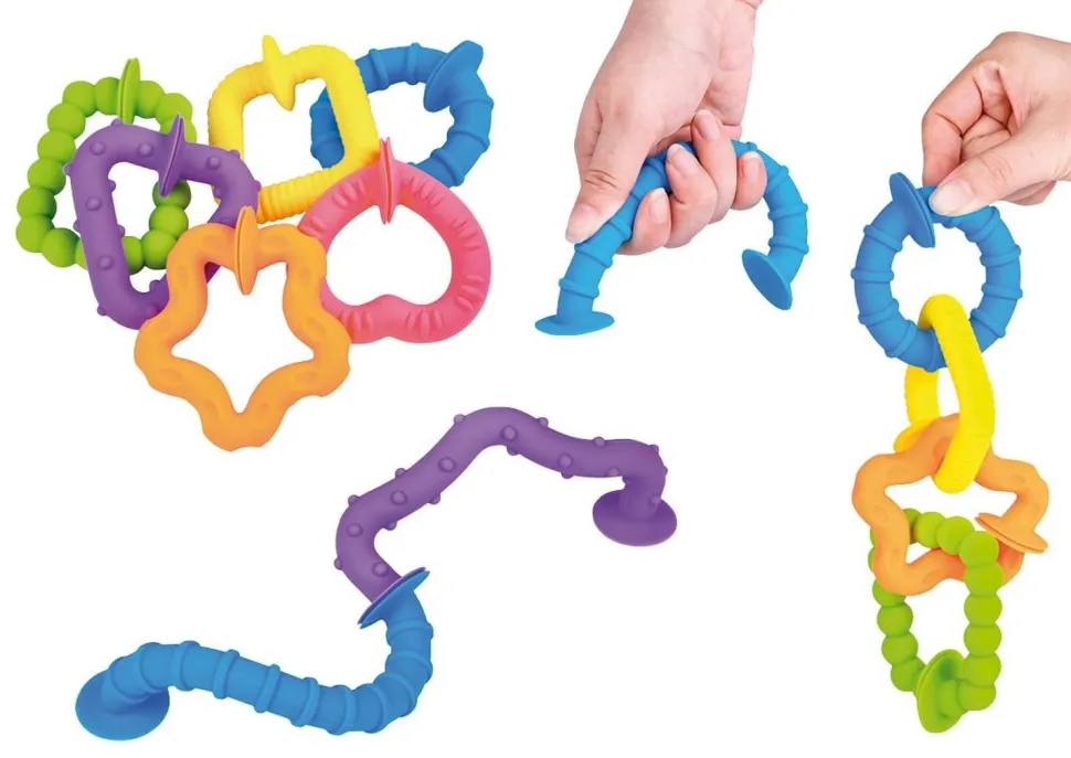 Jeu de formes avec ventouses, set de 6 - Eduplay