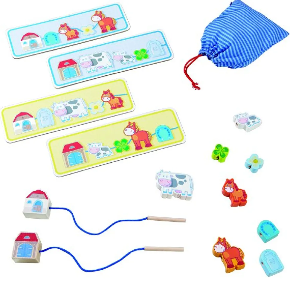 Jeu de laçage : A la campagne - Haba