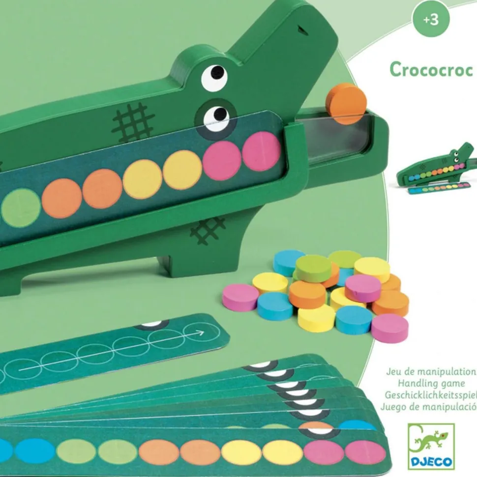Jeu de manipulation et mémo : Crococroc - Djeco