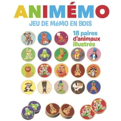 Jeu de mémo : Animémo - JeuJura