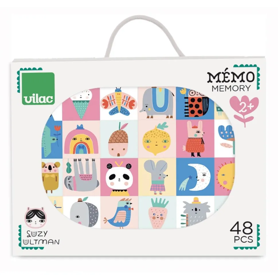 Jeu de mémo en bois par Suzy Ultman - Vilac