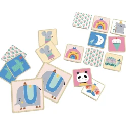Jeu de mémo en bois par Suzy Ultman - Vilac