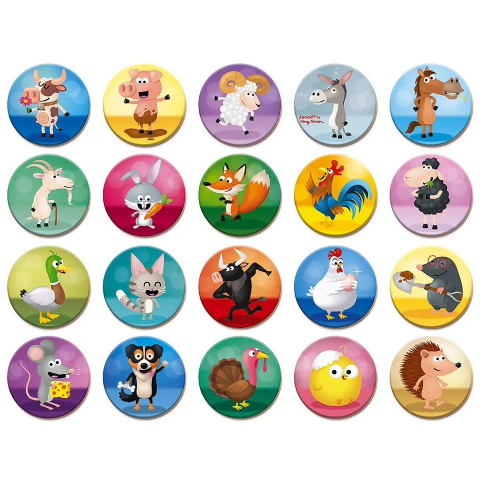 Jeu de mémoire : Mémo Rigolo - Janod