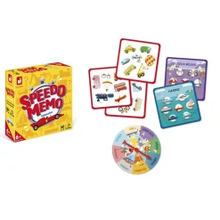 Jeu de mémoire : Speedo Memo Véhicules - Janod