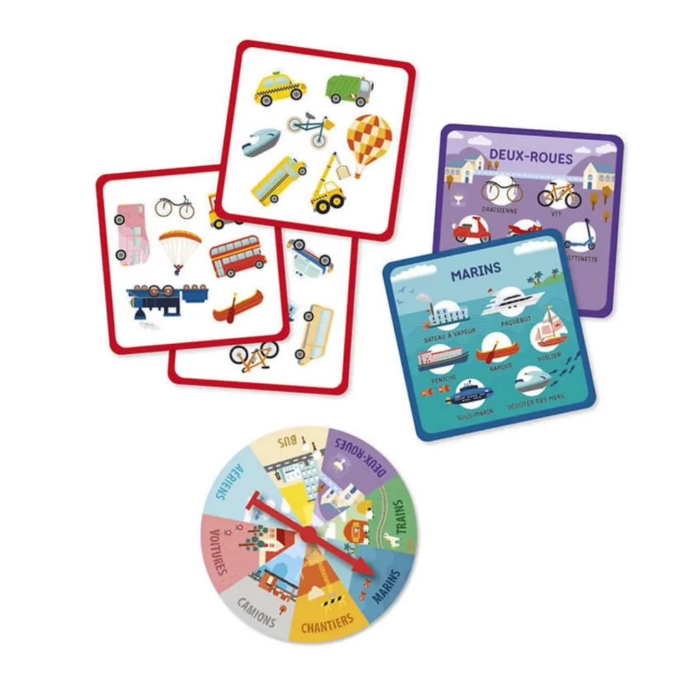 Jeu de mémoire : Speedo Memo Véhicules - Janod