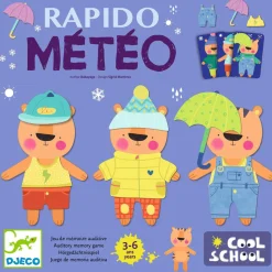 Jeu de mémoire auditive : Rapido Météo - Djeco