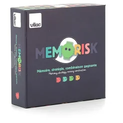 Jeu de mémoire en bois : Mémorisk - Vilac
