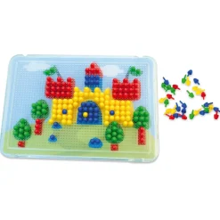 Jeu de mosaïques : Pegs (240 pièces) - Miniland Educational