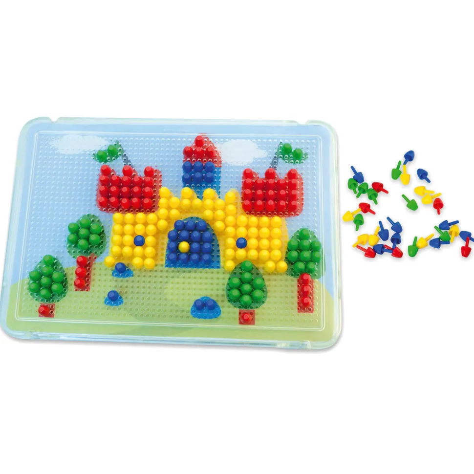 Jeu de mosaïques : Pegs (240 pièces) - Miniland Educational