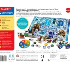 Jeu de quiz : Dinosaures et préhistoire - Clementoni