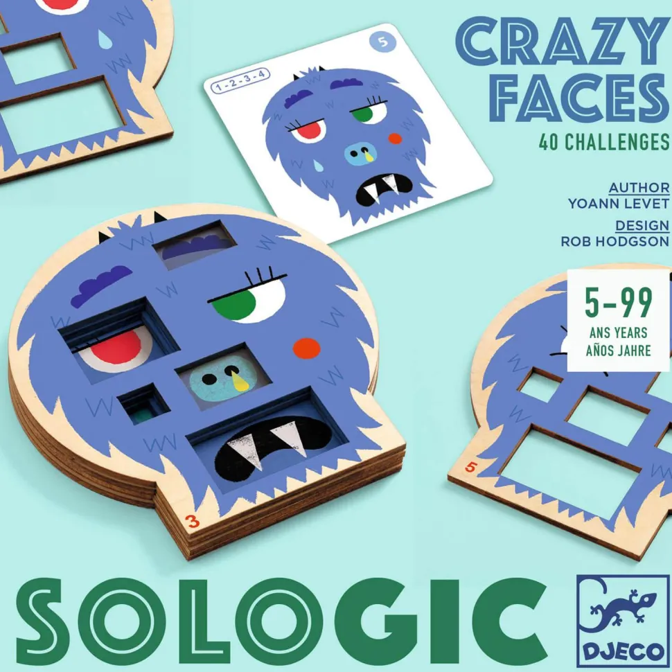 Jeu de réflexion So Logic : Crazy faces - Djeco
