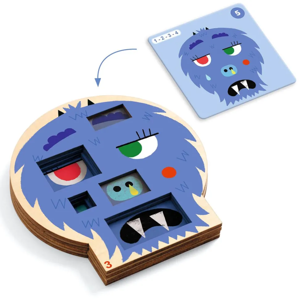 Jeu de réflexion So Logic : Crazy faces - Djeco