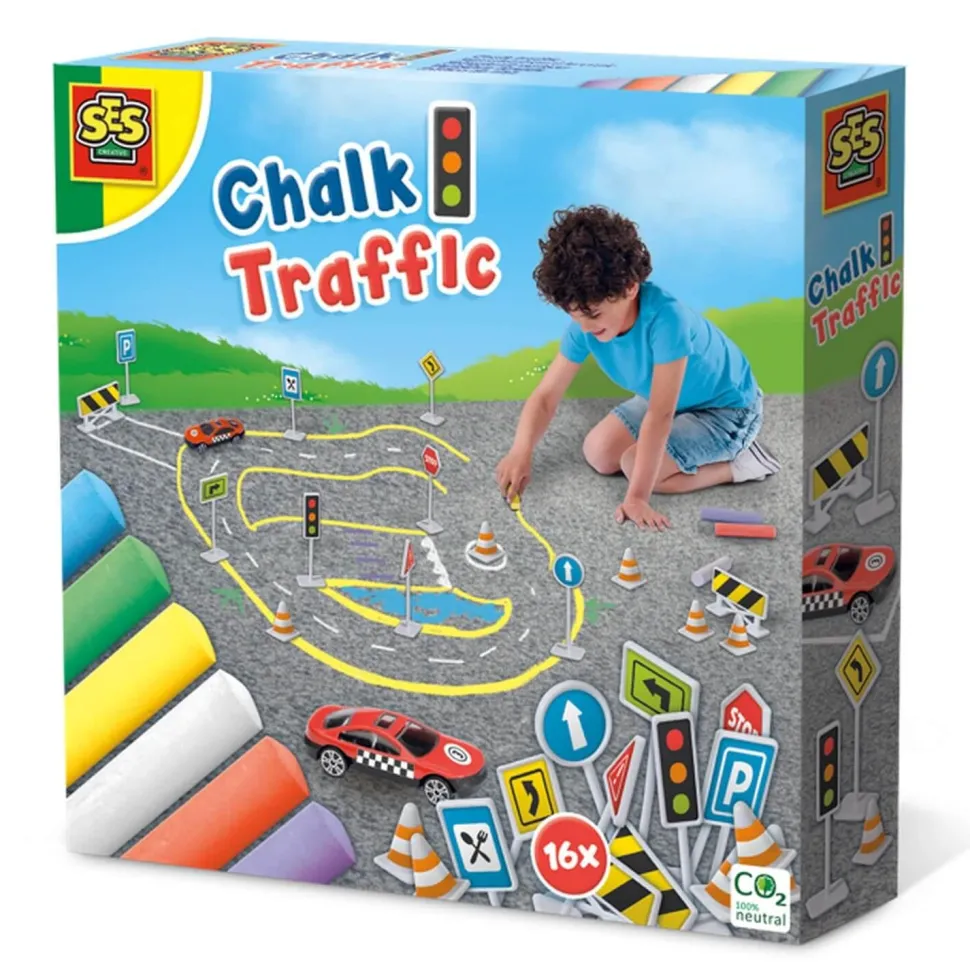 Jeu de signalisation à la craie - SES Creative