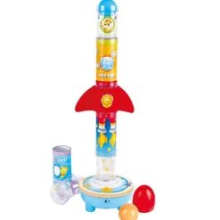 Jeu d'empilage avec fusée et balle à air pulsé - Hape