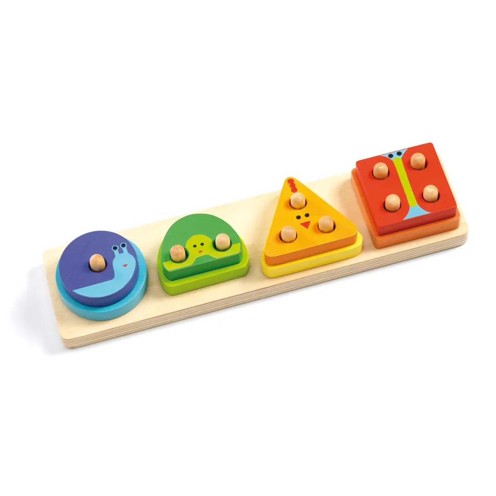 Jeu d'encastrement : 1234 Basic - Djeco