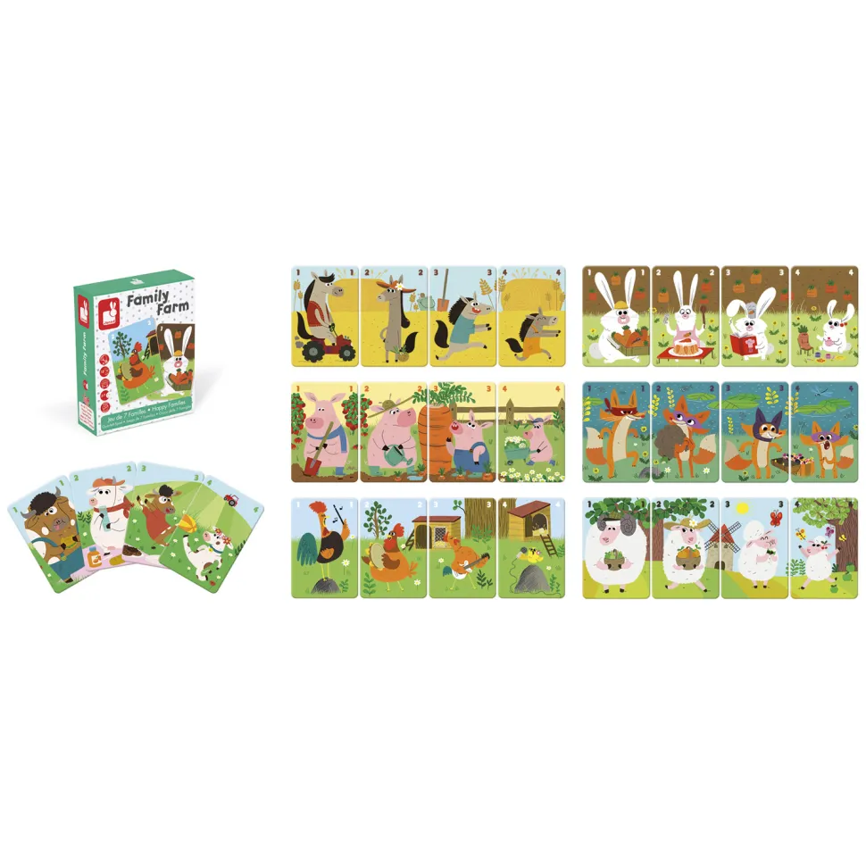 Jeu des 7 familles : La Ferme - Janod