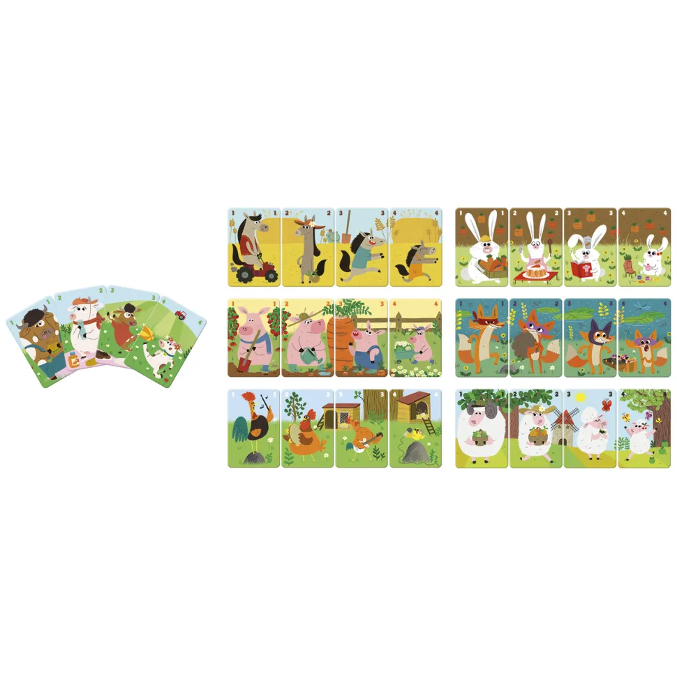 Jeu des 7 familles : La Ferme - Janod