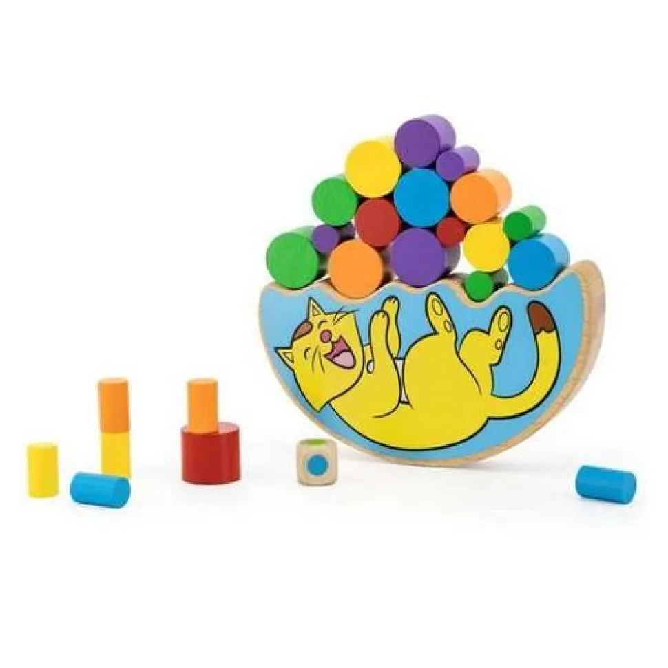 Jeu d'équilibre en bois : Chaton - Plan Toys