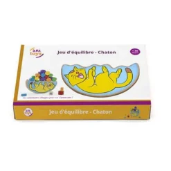 Jeu d'équilibre en bois : Chaton - Plan Toys