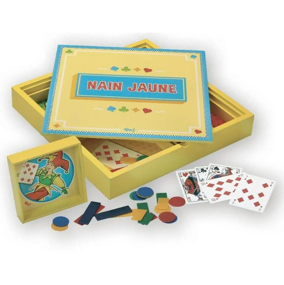 Jeu du nain jaune - Coffret en bois - L'arbre à jouer