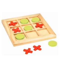 Jeu du Tic Tac Toe en bois - JeuJura