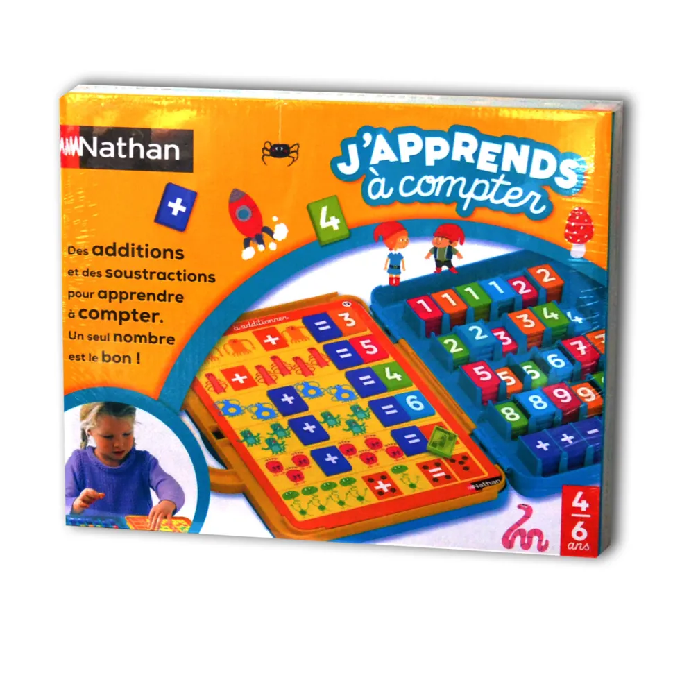 Jeu éducatif : J'apprends à compter - Nathan