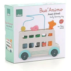 Jeu d'éveil : Bus animo - Sarah Betz - Vilac