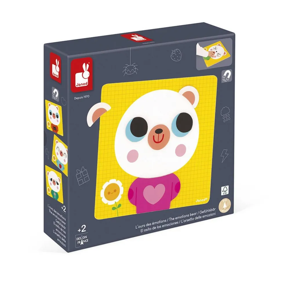Jeu Magnétique - L'Ours des Émotions - Janod