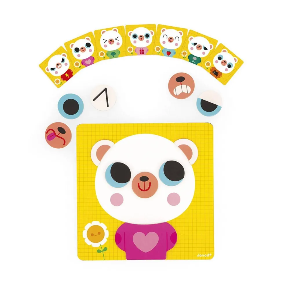 Jeu Magnétique - L'Ours des Émotions - Janod