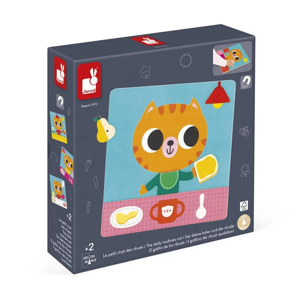 Jeu Magnétique - Petit Chat des Rituels - Janod