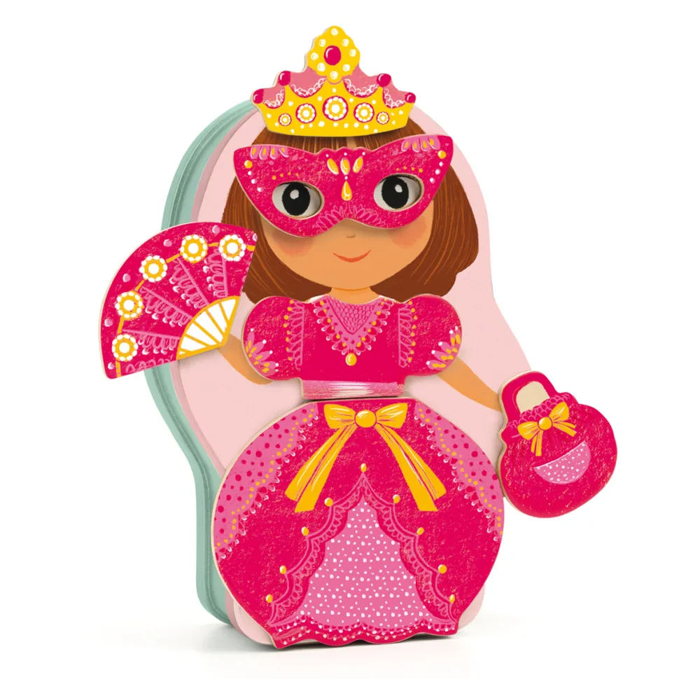 Jeu magnétique en bois : Inzebox Belissimo - Djeco