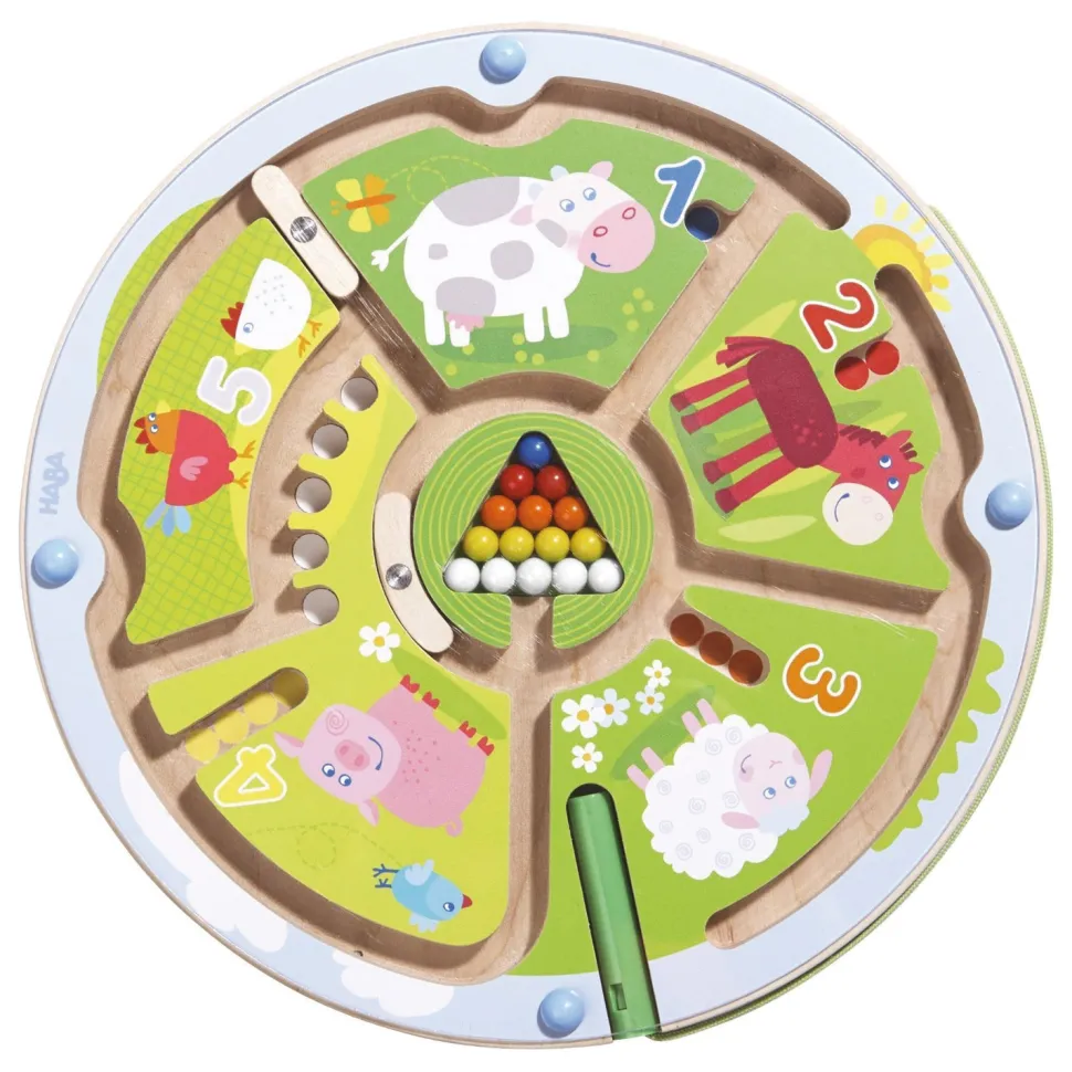 Jeu magnétique Labyrinthe de chiffres - Haba