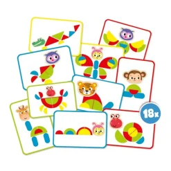 Jeu Montessori : Créer des formes d'animaux - SES Creative